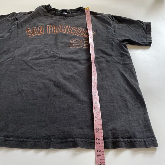 San‎ Francisco Giants POSEY T-Shirt MLB Kids Youth Boys Size Large Tee #28 - Picture 4 of 9